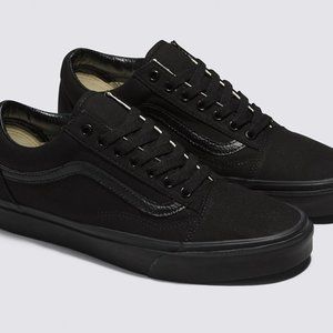 Vans Canvas Black/Black Shoe Size 8